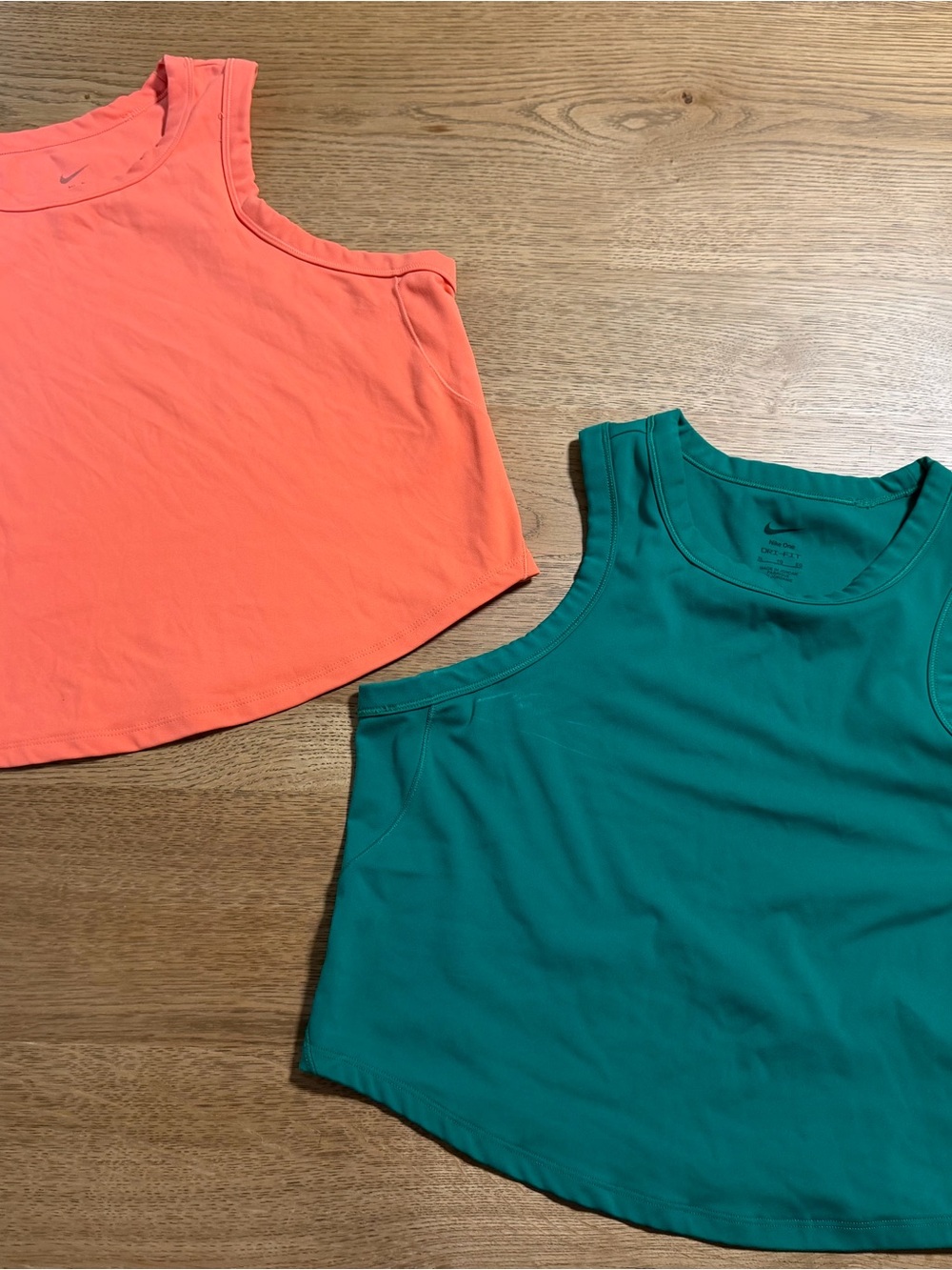 Nike Dry Fit Sleeveless Tank Top Bundle - Coral and Teal